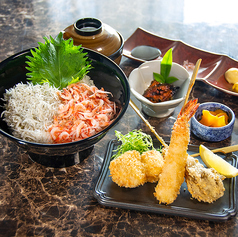 駿河の味覚を満喫！彩り丼と名物串揚げランチ ！