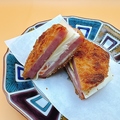 料理メニュー写真&nbsp;極厚ハムカツチーズサンド