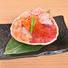 海鮮カニ甲羅寿司