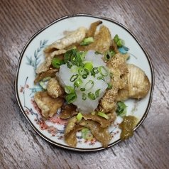 あぶり鶏皮ポン酢