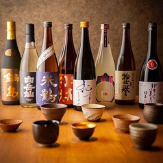 【幅広い種類のお酒と和食料理でおもてなし】