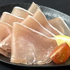 生ハムの切り落とし/鶏むね梅水晶