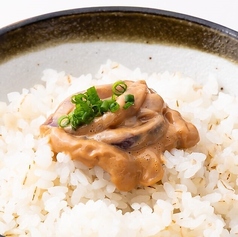 麦飯を青唐辛子入り いかの塩辛丼に変更