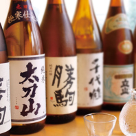 こだわりの【富山の地酒】も充実！常時10～15種ご用意♪