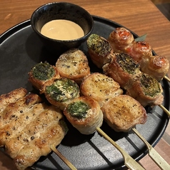 おまかせ鶏串5本盛