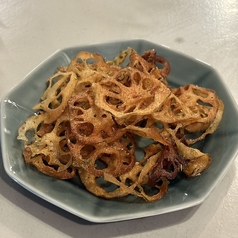 レンコンのオレガノチップス