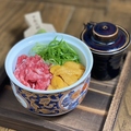 料理メニュー写真&nbsp;雲丹とユッケのご飯