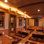 各種宴会にぴったり◎ゆったりとくつろげる堀り炬燵席は、最大24名様まで対応可能です！昼宴会もOK♪