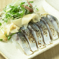 料理メニュー写真 ガリしそ炙りしめ鯖