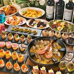 スペイン料理 メルカド デル プエルトのコース写真