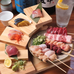 心を込めて1本1本手打ちした絶品焼鳥！名物の博多豚バラ！の写真