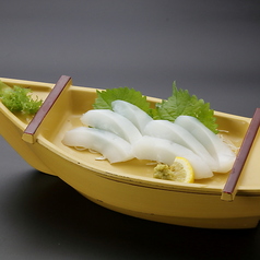 アオリイカ刺身