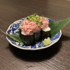 ネギトロのあて巻き