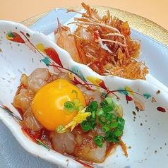 赤海老のユッケ