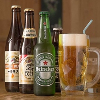 日本酒やビールも充実!お料理に合う豊富なドリンク