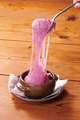 料理メニュー写真 紫芋を使ったのび～るチーズマッシュポテト