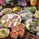 馬刺し、もつ鍋、さつま揚げ、チキン南蛮、とり天など…美味しい九州料理を豊富にご用意しております