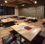 少人数からご案内可◎最大30名様まで利用できるな掘りこたつ個室◆足を伸ばしてゆったりお食事を…♪