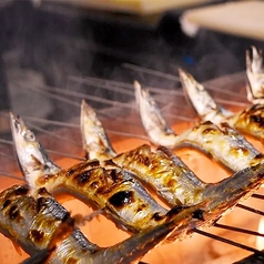 サバの炭火焼