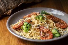 ガーリックシュリンプペペロンチーノ