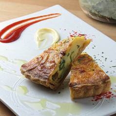 季節野菜のキッシュ