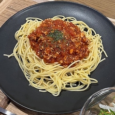 ミートソースパスタ
