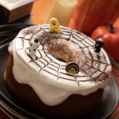 スパイダーが仕掛けた甘い罠~パンプキンシフォンケーキ