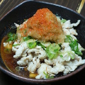 料理メニュー写真 とり皮ポン酢