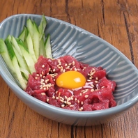 新鮮な肉刺し・ユッケ