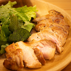 燻製チキンのグリル