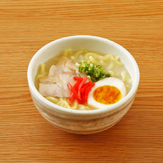鶏白湯ミニラーメン