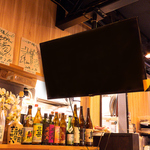 店内にはテレビも完備しております。お仲間とスポーツ観戦を楽しむことも◎ぜひお気軽にご相談下さい
