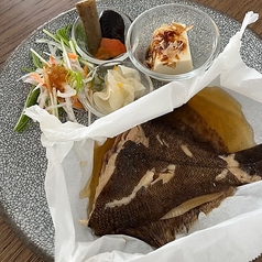 カレイの煮付け定食