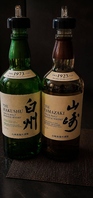 【お肉と相性抜群】プレミアムな焼酎やウイスキーも豊富