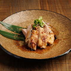 美桜鶏もも肉の塩麹炭火焼