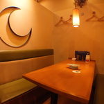 2名様から利用できる落ち着いた雰囲気の半個室☆大事な方の接待にも◎人数に合せてご利用頂けます！