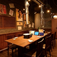 大人数で楽しめる宴会を実現できる最適な空間がある店◎