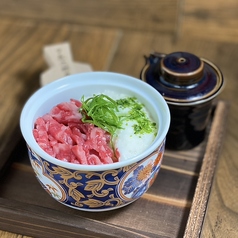 とろろとユッケのご飯