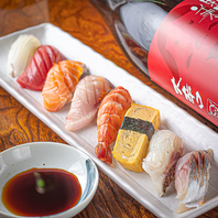 鮨職人歴３０年以上の大将が握る絶品鮨！