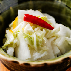 ゆず香る白菜とカブのお漬物