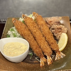 定食トヨダの海老フライ定食