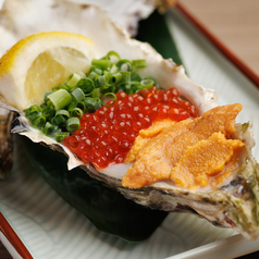 うにといくらの痛風牡蠣