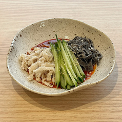 黒白センマイ刺し