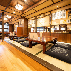 店内は落ち着いてお食事をお楽しみ頂ける情緒あふれる和空間となっております◎