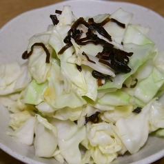 塩昆布キャベツ