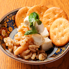 メープル漬け胡桃とクリームチーズ