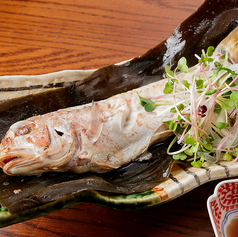 【アマダイをまるまる使用】姿蒸しの写真