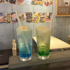 クリームソーダ&ブルーハワイ