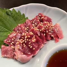 レバ刺し、ズリ刺し(有る時のみ)