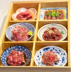 究極の肉刺し盛り合わせ6種